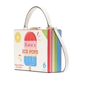 Kate Spade New York Snack Bar Popsicle Leather Multicolor Crossbody Bag NWT